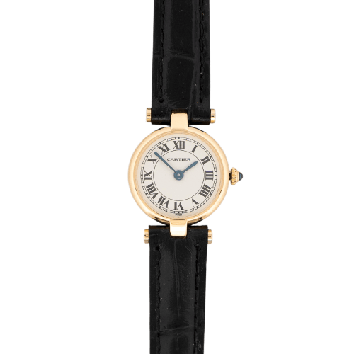 Montre Cartier Vendôme - Montre Mini en or jaune, cadran romain ivoire 58 Facettes 594
