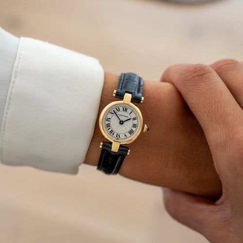 Montre Cartier Vendôme - Montre Mini en or jaune, cadran romain ivoire 58 Facettes 594