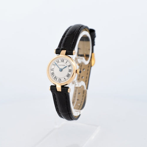 Montre Cartier Vendôme - Montre Mini en or jaune, cadran romain ivoire 58 Facettes 594