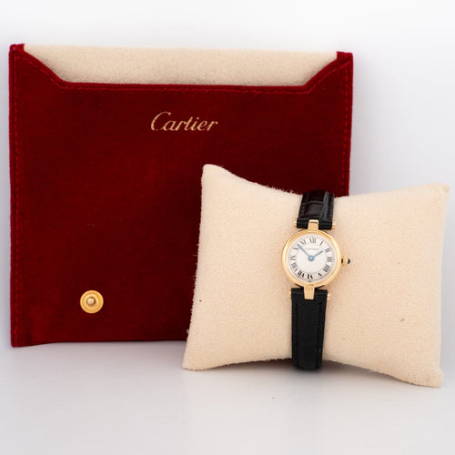 Montre Cartier Vendôme - Montre Mini en or jaune, cadran romain ivoire 58 Facettes 594