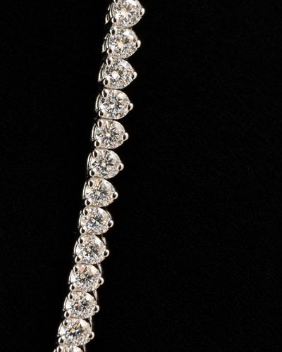 Collier rivière en or blanc 18 carats et diamants 58 Facettes Rd