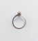 49 Bague antique en platine, perle et diamants taille rose 58 Facettes A07745