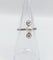 49 Bague antique en platine, perle et diamants taille rose 58 Facettes A07745