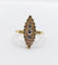 Bague 56 Bague marquise vintage en or 18K et diamants 58 Facettes A07747