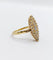 Bague 56 Bague marquise vintage en or 18K et diamants 58 Facettes A07747