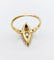 Bague 56 Bague marquise vintage en or 18K et diamants 58 Facettes A07747