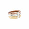 Bague 48 Cartier Ellipse - Bague bandeau en trois ors et diamants 58 Facettes 35972