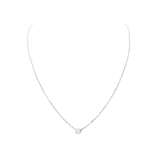 Collier Cartier d'Amour - Collier en or blanc et diamant 58 Facettes 35987