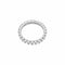 Bague 50 Alliance tour complet en or blanc et diamants 58 Facettes 35919