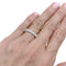 Bague 50 Alliance tour complet en or blanc et diamants 58 Facettes 35919