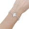Bracelet Van Cleef & Arpels - Bracelet Alhambra en or blanc guilloché 58 Facettes 35950