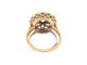 58 Marguerite Art déco - Bague en or jaune, diamants et saphirs 58 Facettes 276594