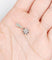 Pendentif antique en or blanc 18K, platine et diamants 58 Facettes A07751