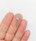 Pendentif antique en or blanc 18K, platine et diamants 58 Facettes A07751