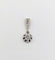 Pendentif antique en or blanc 18K, platine et diamants 58 Facettes A07751
