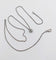Collier vintage en or blanc 18k et diamant 58 Facettes A07752