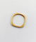 45 Bague jonc Art déco en or 18k et émail bleu 58 Facettes A07753