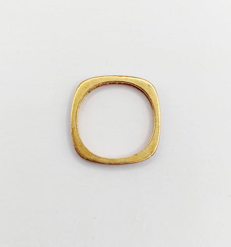 45 Bague jonc Art déco en or 18k et émail bleu 58 Facettes A07753