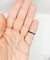 45 Bague jonc Art déco en or 18k et émail bleu 58 Facettes A07753