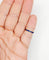 45 Bague jonc Art déco en or 18k et émail bleu 58 Facettes A07753
