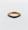 45 Bague jonc Art déco en or 18k et émail bleu 58 Facettes A07753