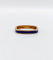 45 Bague jonc Art déco en or 18k et émail bleu 58 Facettes A07753