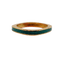 44.5 Art déco - Bague jonc en or 18K et émail vert 58 Facettes A07754