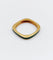44.5 Art déco - Bague jonc en or 18K et émail vert 58 Facettes A07754