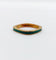 44.5 Art déco - Bague jonc en or 18K et émail vert 58 Facettes A07754