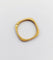 45.5 Art déco - Bague jonc en or 18K et émail rouge 58 Facettes A07755