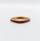 45.5 Art déco - Bague jonc en or 18K et émail rouge 58 Facettes A07755