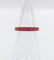 44.5 Alliance américaine Art déco en or 18k et rubis 58 Facettes A07756
