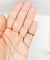 44.5 Alliance américaine Art déco en or 18k et saphirs 58 Facettes A07757
