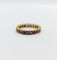 44.5 Alliance américaine Art déco en or 18k et saphirs 58 Facettes A07757