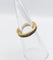 44.5 Alliance américaine Art déco en or 18k et saphirs 58 Facettes A07757