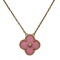 Van Cleef & Arpels - Collier Alhambra en or rose et diamant