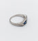 45 Art déco - Bague en platine, diamant taille ancienne et saphirs 58 Facettes A07759