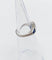 45 Art déco - Bague en platine, diamant taille ancienne et saphirs 58 Facettes A07759
