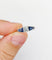 45 Art déco - Bague en platine, diamant taille ancienne et saphirs 58 Facettes A07759