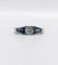 45 Art déco - Bague en platine, diamant taille ancienne et saphirs 58 Facettes A07759
