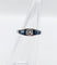 45 Art déco - Bague en platine, diamant taille ancienne et saphirs 58 Facettes A07759