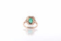 Bague 52 Bague émeraude et diamants en platine et or jaune 18k 58 Facettes 25556 25237