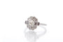 Bague 53 Bague en or blanc 18k avec diamants 58 Facettes 25562 25007b