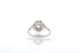 Bague 53 Bague en or blanc 18k avec diamants 58 Facettes 25562 25007b