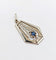 Art déco - Pendentif en or blanc, saphir et diamants 58 Facettes A07771