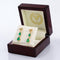 Boucles d'oreilles Boucles d'oreilles pendantes en or jaune 585, émeraudes et diamants 58 Facettes E0056