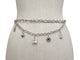 Hermès Olga - Collier en acier palladié breloques Kelly 58 Facettes 276749