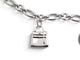 Hermès Olga - Collier en acier palladié breloques Kelly 58 Facettes 276749