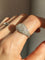 55.5 Bague dôme en or blanc et diamants 58 Facettes 284