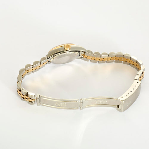 Rolex - Montre Oyster Perpetual Lady en or jaune, acier et diamants 58 Facettes A1244